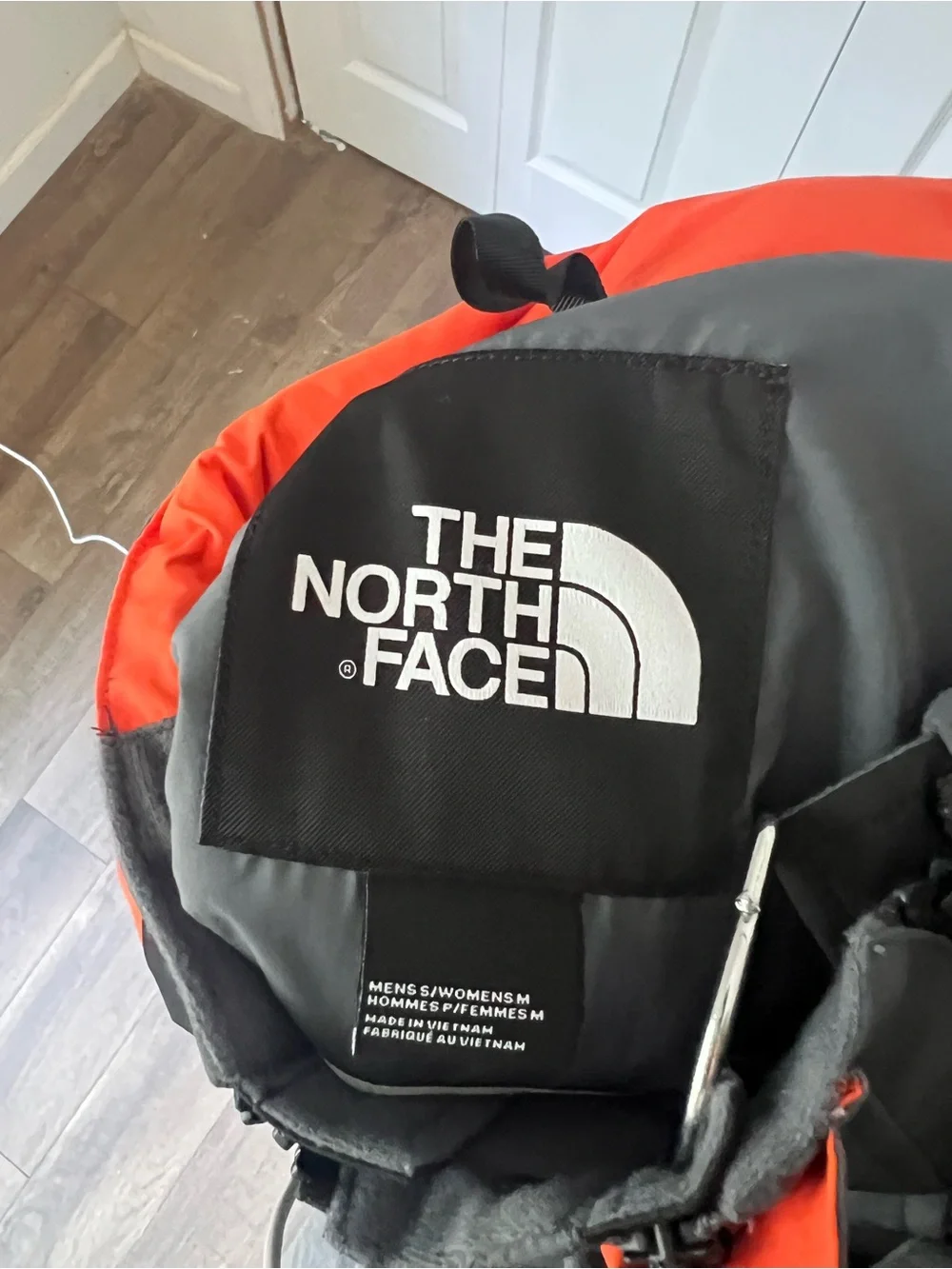 The North Face Steep Tech Men’s Black, Gray & Orange Ski Jacket